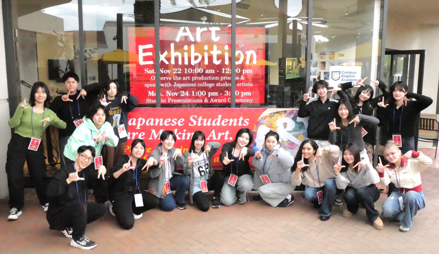 「学生アート交流カリフォルニア州派遣事業」を開催：アートを通じた若者たちの国際交流